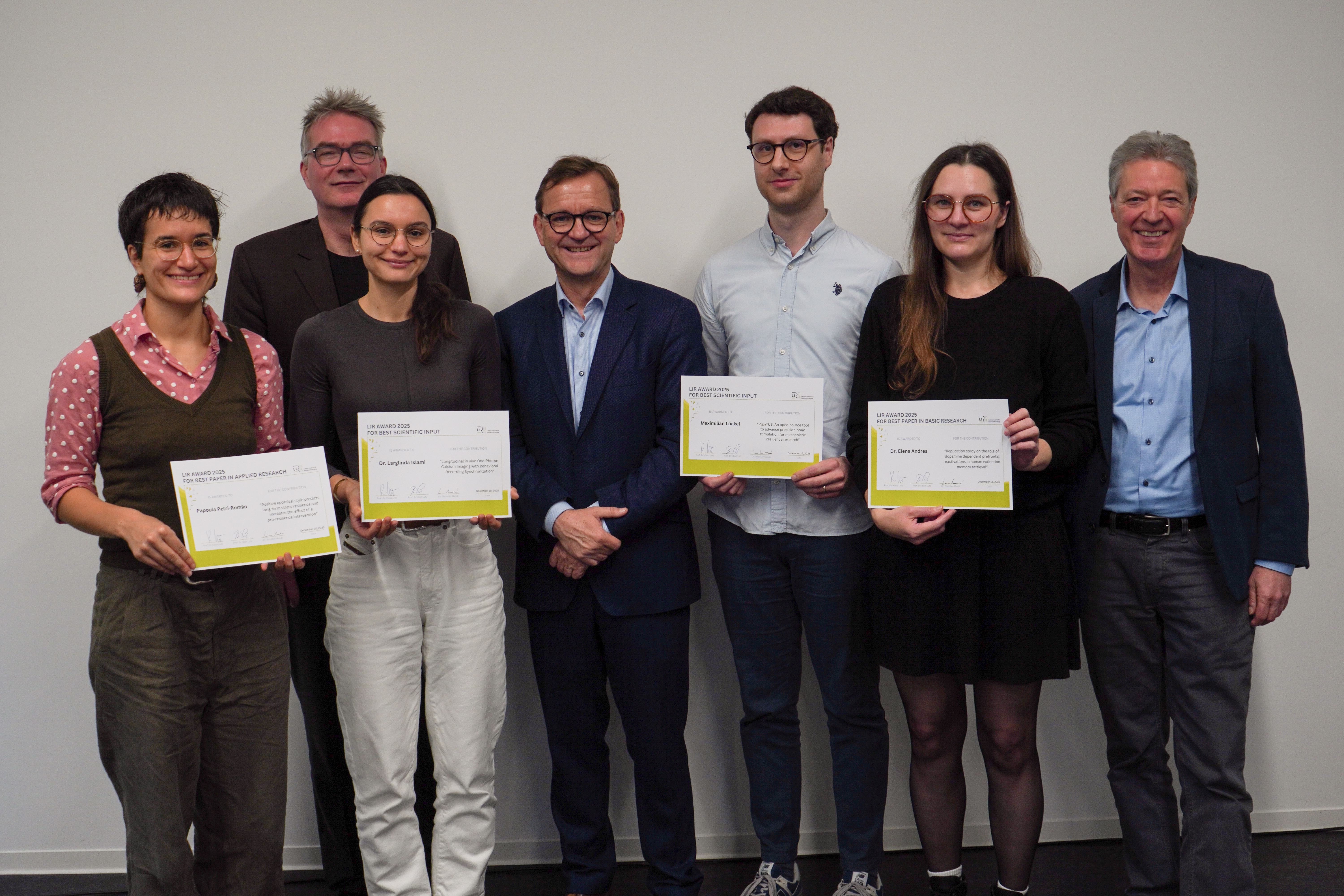 LIR-Awards 2025: Nachwuchsforschende für herausragende Leistungen ausgezeichnet