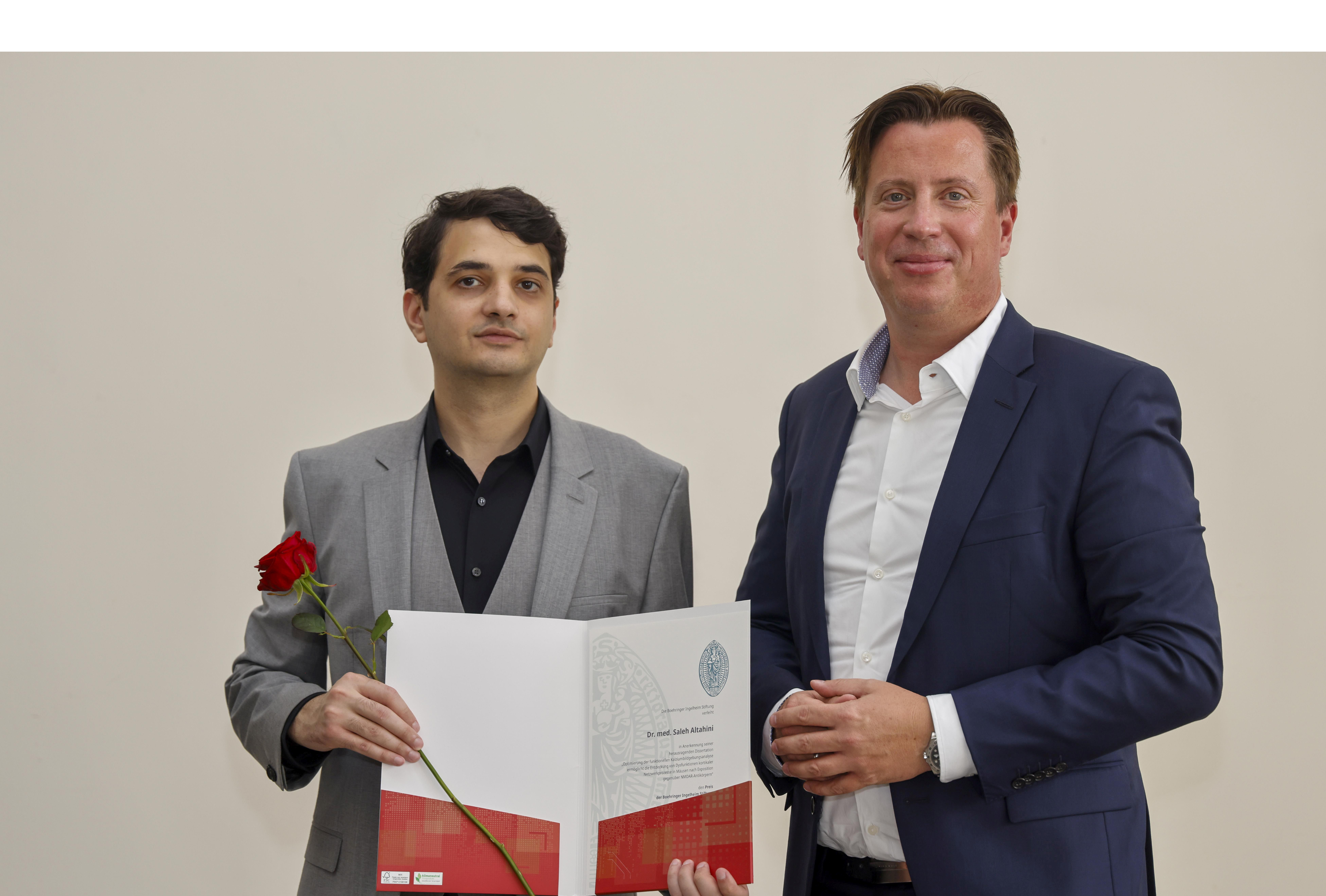 Dies Academicus 2025: Preis der Boehringer Ingelheim Stiftung geht an LIR-Wissenschaftler